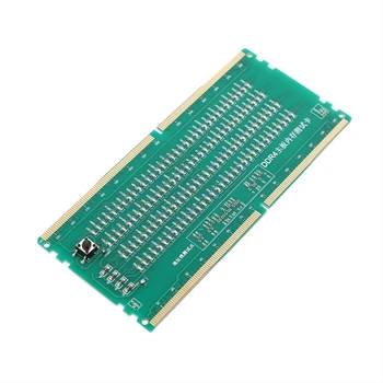 4X Тестовая карта DDR4 RAM, слот для памяти, светодиодный анализатор для ремонта материнской платы на рабочем столе, тестер