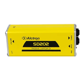 Alctron SD202 Пассивный DI Box с преобразованием импеданса DI BOX с эффектом коробки прямого подключения электрогитары