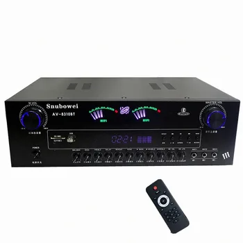 C5200 A1943 Tube AV-8310BT 5.1-Канальный Пульт Дистанционного Управления Светодиодный Экран Bluetooth USB SD-Карта FM-радио караоке Домашний Аудио Усилитель