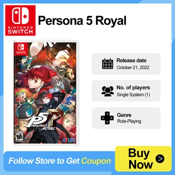 Persona 5 Royal Nintendo Switch Предлагает 100% Официальные Оригинальные Физические Карточные игры Жанра RPG для Игровой консоли Switch OLED Lite