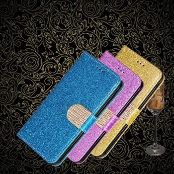 Кожаный Бумажник с бриллиантами, Кожаный чехол для oppo R7 R7s R9 R9s R11 R11s R15 R17 RX17 Plus Lite Neo, чехол для телефона