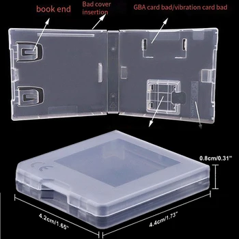 Прозрачный белый сменный картридж для игровых карт, защитный футляр для NDS Lite, игровая тележка NDSL GBA, игровые аксессуары